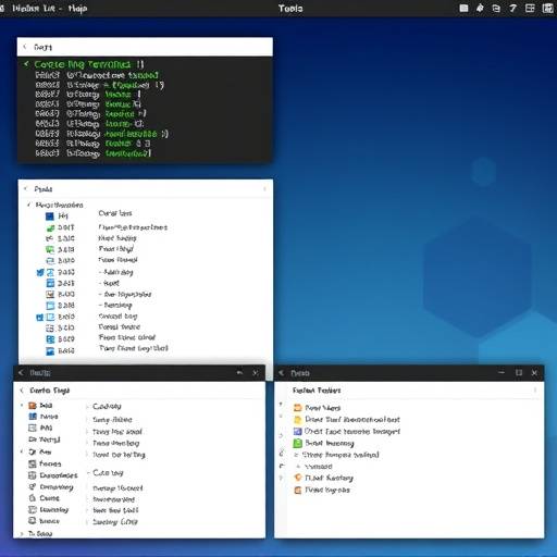Screenshot of MobaXterm's tabbed interface showing multiple terminal sessions